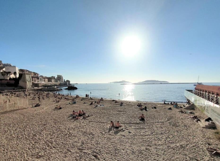 Loft Spacieux-2 Min De La Plage Marseilles Buitenkant foto